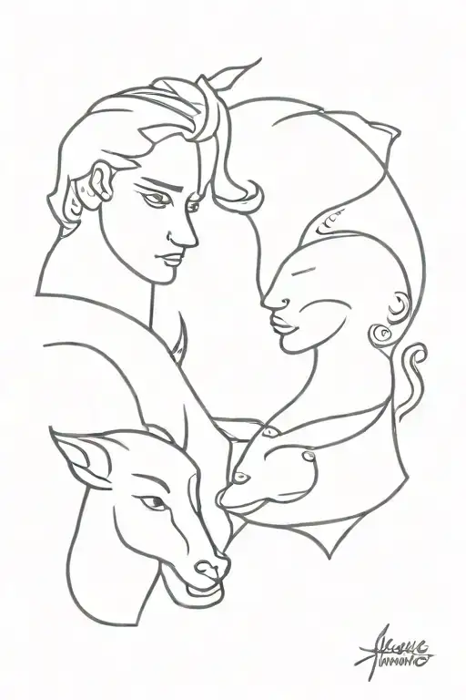 nephew and aunt tattoo design idea
