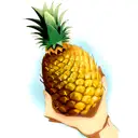 Pineapple tattoo design idea