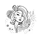 dancing queen tattoo design idea