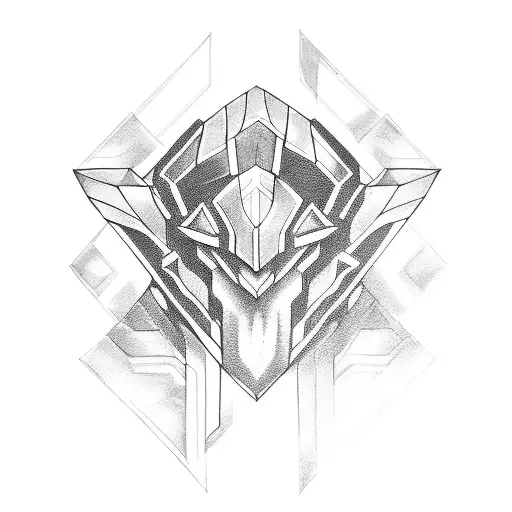 dark link tattoo design idea