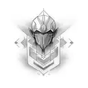 dark link tattoo design idea