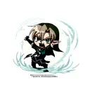 dark link tattoo design idea