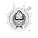 osiris god tattoo design idea