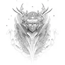 osiris god tattoo design idea