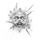 pain of hardwork vs pain of regret tattoo design idea