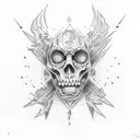 pain of hardwork vs pain of regret tattoo design idea