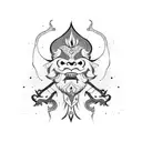 barong  tattoo design idea