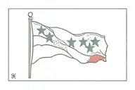 jordanian flag with chicago flag waving tattoo design idea