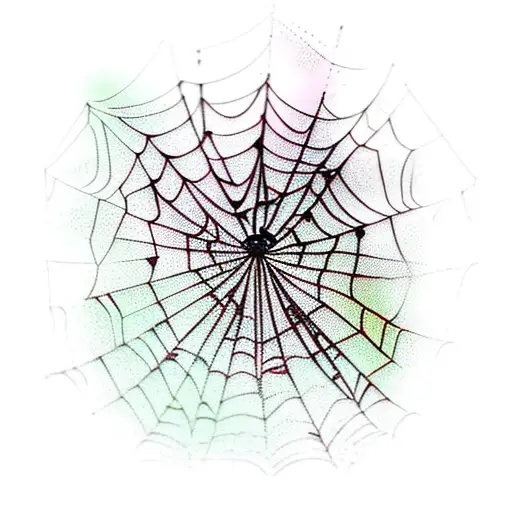 Spider Web tattoo design idea