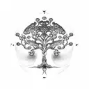 Tree of life, Yggdrasil tattoo design idea