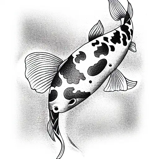 Koi Fish tattoo design idea