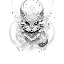 Strong, brave, crazy, brilliant, and a little bit weird tattoo design idea