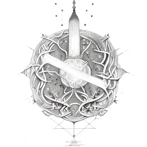 Yggdrasil tattoo design idea