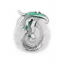 quetzalcoatl statue tattoo design idea