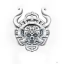 tlaloc tattoo design idea