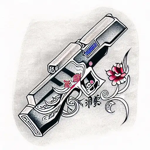 glock tattoo design idea