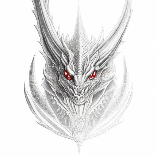 Red and gold Occidental dragon, that goes around the forearm, with the head to the hand side tattoo design idea