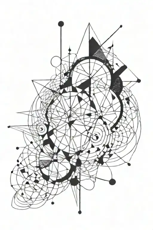 abstract blackwork tattoo tattoo design idea