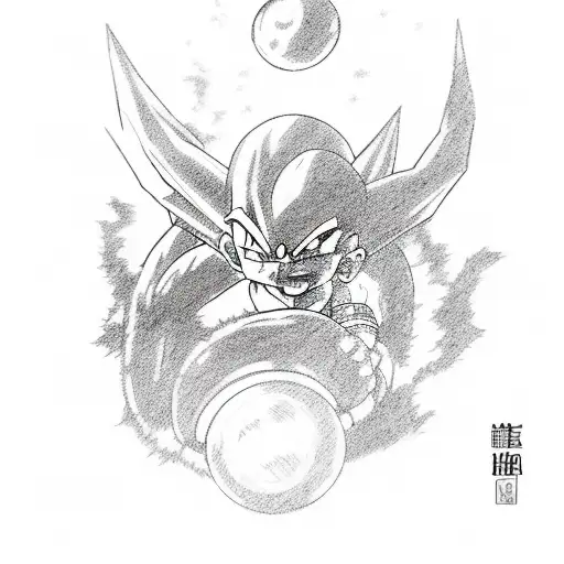 dragonball z tattoo design idea