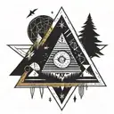 Bill Cypher gravity falls tattoo design idea