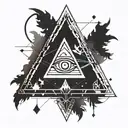 Bill Cypher gravity falls tattoo design idea