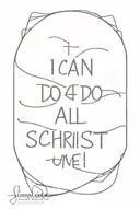 I can do all things through Christ who strengthens me tattoo design idea