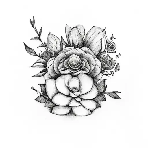 babygirl past away healing can't tell time tattoo design idea