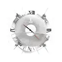 healing can't tell time tattoo design idea