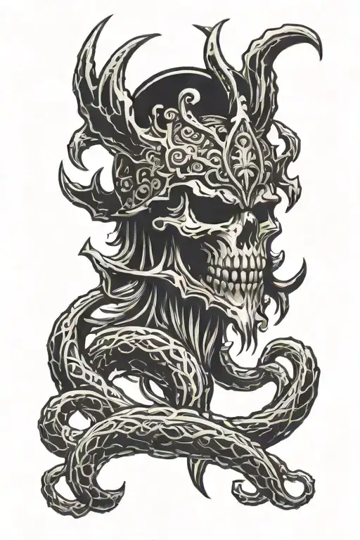 elden ring logo tattoo design idea