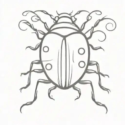 love bug inspired tattoo tattoo design idea