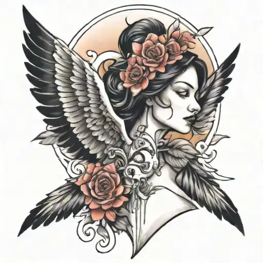 mother until we meet again   tattoo design idea