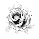 last name cha tattoo design idea