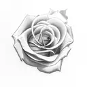 rose with last name cha  tattoo design idea