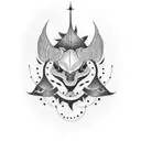 last name cha tattoo design idea