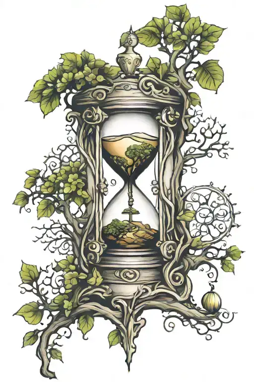 hourglass tree of life tattoo tattoo design idea