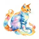 cat tattoo design idea