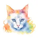 cat tattoo design idea