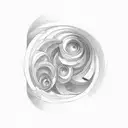 trader fibonacci  tattoo design idea