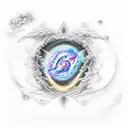 carina nebula and the black pearl ship tattoo design idea