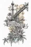 broward county theme for forearm sleeve tattoo design idea