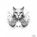 wine tattoo design idea