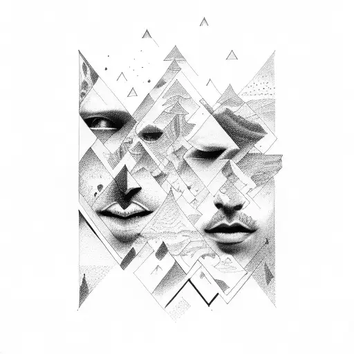 Bon Iver 22 A Million tattoo design idea