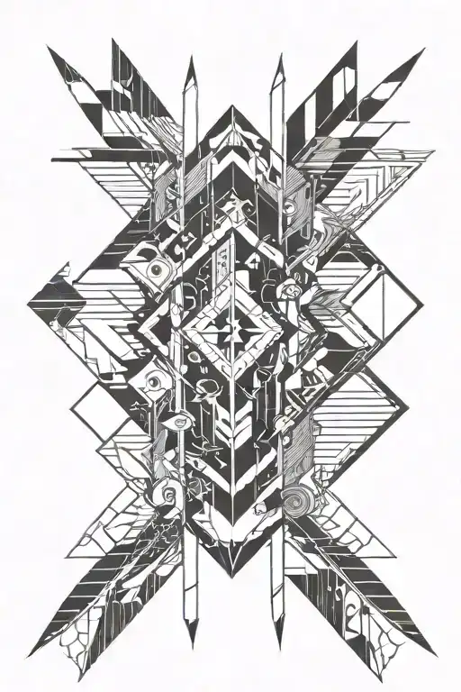 sport summit arrow tattoo design idea