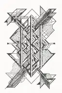 sport summit arrow tattoo design idea