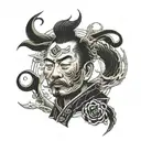 Mao Kun Map tattoo design idea