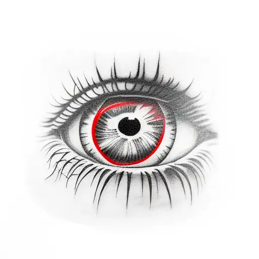 shinigami con ojos sharingan tattoo design idea