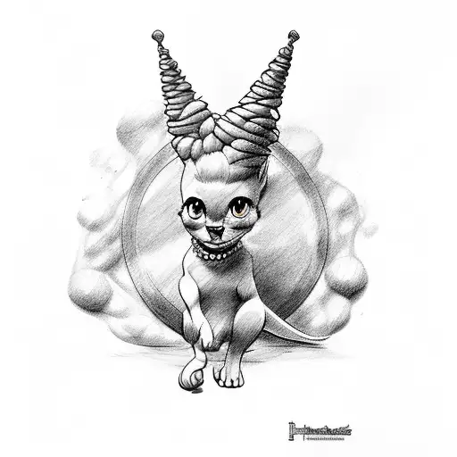 pebbles flintstone  tattoo design idea