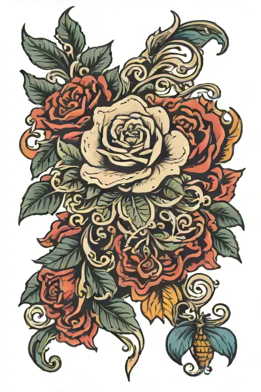 may we be happy without hope tattoo design idea