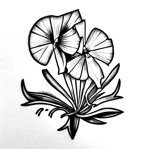 holly, narcissus, carnation, snow drop, semi colon, "keep going," "get our hips a movin'", two bird, Indian paintbrush,  tattoo design idea