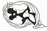 Svarog's cross in the solar circle tattoo design idea